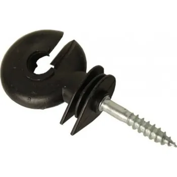 Vázací drát Izolátor kruhový s vrutem pro pastorek 50ks. MZR 24707