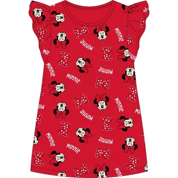 Dívčí pyžamo Minnie Mouse - licence Dívčí noční košile - Minnie Mouse 5204A327, červená Barva: Červená, Velikost: 122-128