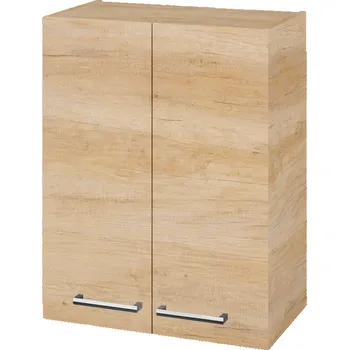 Koupelnový nábytek Dřevojas Horní skříňka DOS SYD2 60 - D15 Nebraska / Úchytka T03 / D15 Nebraska