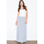 Maxi sukně s rozparkem M310 FIGL Barva: Šedá, Velikost: S/M