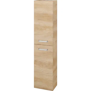 Koupelnový nábytek Dřevojas Vysoká skříň DOOR SV1D2 35 - D15 Nebraska / Úchytka T01 / D15 Nebraska / Levé