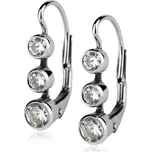 Šperky4U Stříbrné náušnice se zirkony - ZB29144