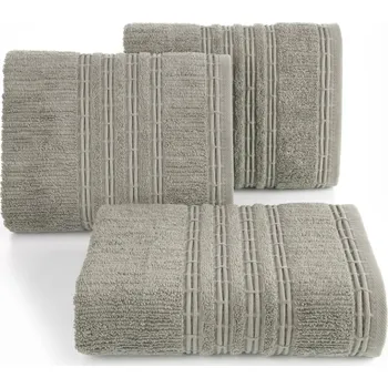 Bytový textil BAVLNĚNÝ RUČNÍK ROMEO 50X90 CM SVĚTLEHNĚDÁ