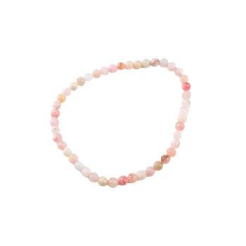 Přírodní kámen Růžový andský opál - 4mm