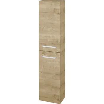 Koupelnový nábytek Dřevojas Vysoká skříň DOS SV1D2 35 - D09 Arlington / Úchytka T01 / D09 Arlington / Levé