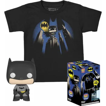 Figurka Funko Set DC Batman a dětské tričko vel. M