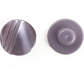 Knoflík GOM166, Knoflík, 12mm, světle fialový s pruhy, 1ks