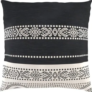 Povlak na polštářek Kvalitex Povlak na polštář saténový AHISKA černá 70x90cm 70x90cm