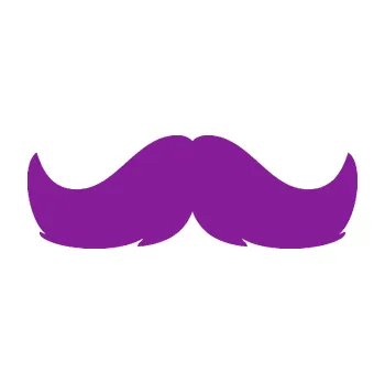 Samolepící dekorace Knír 002 movember (14 - fialová) SAMOLEPKA NA AUTO, NÁLEPKA, FÓLIE, POLEP, TUNING, VLASTNÍ TEXT, TISK, AUTOSAMOLEPKY.cz, POLEPY, OBRÁZEK, LOGO, 3D STICKERS