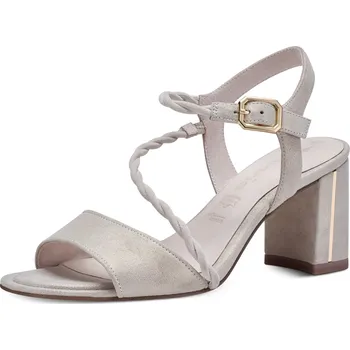 Dámské sandále DÁMSKÉ SANDÁLY TAMARIS 1-28340-20 494 BÉŽOVÁ Barva: BÉŽOVÁ, Velikost: 38