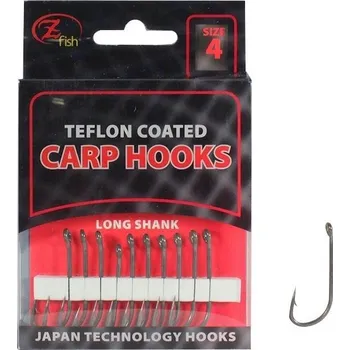 Teflonové háčky Zfish Long Shank - 4