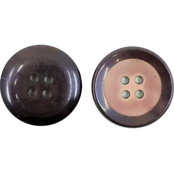 Knoflík GOM137, Knoflík, 21mm, kávově hnědý, 1ks