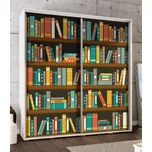 Maridex Moderní šatní skříň s posuvnými dvířky s motivem Penelopa 205 maride Maridex Penelopa motiv 205: Knihovna