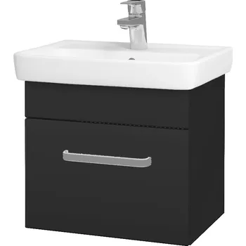 Koupelnový nábytek Dřevojas Koupelnová skříňka SOLO SZZ 50 - N03 Graphite / Úchytka T01 / N03 Graphite