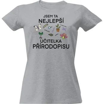 Dámské tričko Tričko s potiskem Nejlepší učitelka přírodopisu dámské