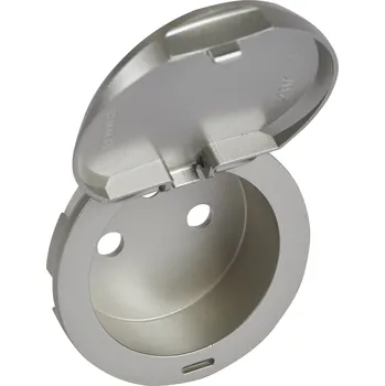 Elektrická zásuvka LEGRAND Kryt CÉLIANE 68421 titan zásuvky 2P+T 068421