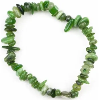 Náramek Nefrit - sekaný