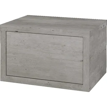 Koupelnový nábytek Dřevojas Nízká skříňka STORM SYZ 60 - D01 Beton / D01 Beton