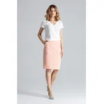 Elegantní tužková sukně se dvěma kapsami M260 FIGL Barva: Růžová, Velikost: M