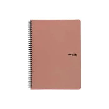 Blok Twin wire blok A4 PP Metallic měděná,rychlé dodání