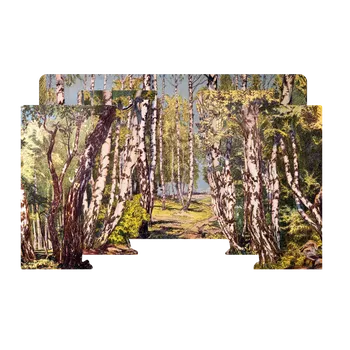 Loutkové divadlo Břízový les - pozadí do klasického divadla pro 20cm loutky