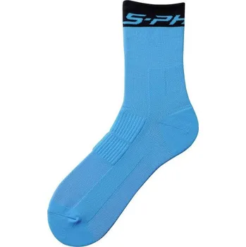 Pánské ponožky SHIMANO S-PHYRE TALL ponožky, modrá, XL (obuv 46-48)