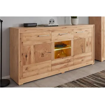 Komoda DUBLIN - sideboard komoda divoký DUB masiv DUBLIN7 | Doprava Zdarma