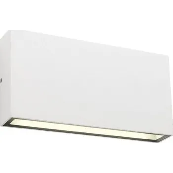 Venkovní osvětlení Redo Venkovní nástěnné svítidlo Kamal d:175mm Barva: Bílá, Teplota světla: 4000K - denní bílá