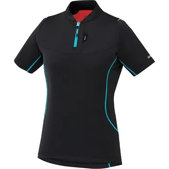 cyklistický dres SHIMANO Touring dres, dámský, černá, XXL