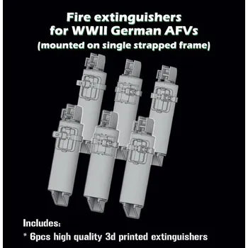 Plastikový model 1/35 Fire extinguishers German WWII AFV (single)