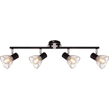 Bodové svítidlo Globo 54815-4 | FASSA bodové svítidlo | 4x E14 | černá | Š: 60 cm |
