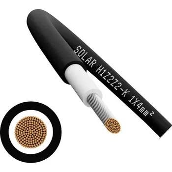 solární kabel Solarkabel H1Z2Z2-K 6 sw černý průřez 6mm2 (H1Z2Z2-K 6 sw)