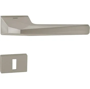 Dveřní kování TUPAI dveřní kování TI - SAFIR - RT 4155RT (nikl perla) Provedení: Klika/klika na rozetách