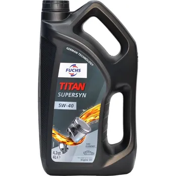 Motorový olej FUCHS Titan SUPERSYN 5W-40, 4L motorový olej