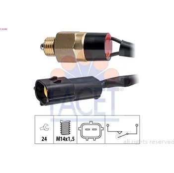 Auto-moto Spínač, světlo zpátečky FACET 7.6346