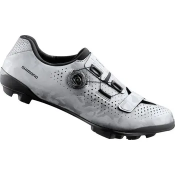 Pánské cyklistické tretry SHIMANO gravel obuv SH-RX800MS, stříbrná, 40