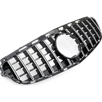 Auto-moto PROTEC Přední maska Mercedes W212 2013-2016 PANAMERICANA černá chromová