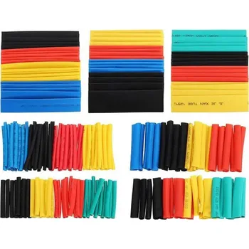 N576A-SADA - smršťovací bužírky 1-14mm - barevné smršťovací bužírky 328ks,délka 40-80mm, tepelné 50% smrsknutí