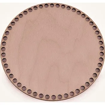 Dno na pletení košíků ⌀25 cm - přírodní hnědá tmavá