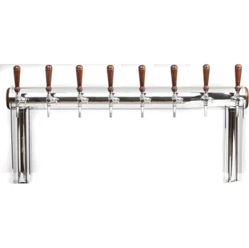 Výčepní technika LINDR.CZ SET Stojan naked Lindr cold bridge 8x kohout + Taplight světlo