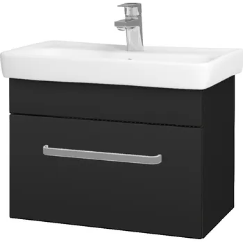 Koupelnový nábytek Dřevojas Koupelnová skříňka SOLO SZZ 60 - L03 Antracit vysoký lesk / Úchytka T01 / L03 Antracit vysoký lesk