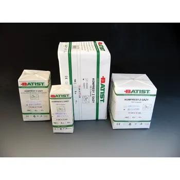 BATIST Kompresy z gázy nesterilní varianta: 10 x 10 cm, 100 ks