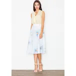 Krásná rozevlátá midi sukně M495 Velikost: XL, Barva (Varianta): Vzor 3