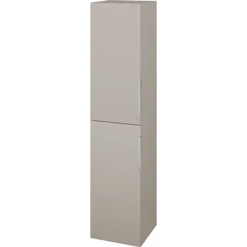 Koupelnový nábytek Dřevojas Vysoká skříň DOS SVD2 35 - N07 Stone / Úchytka T05 / N07 Stone / Levé