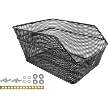 košík na kolo koš FORCE na zadní nosič malý, černý