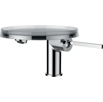 Vodovodní baterie Laufen Kartell umyvadlová baterie (disk), s výtokem 110 mm, s ovládáním táhla automatické výpusti, bez automatické výpusti, chrom H3113310041131