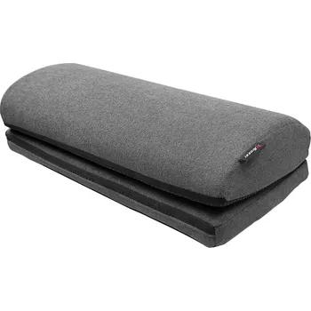 Herní příslušenství AROZZI Foot Rest Soft Fabric Dark Grey/ ergonomický polštář pod nohy/ tmavě šedý AZ-FOOTREST-SFB-DG