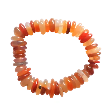 Náramek Karneolový náramek disky