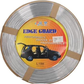 Lišta karosérie Boční ochranná lišta na hranu dveří stříbrná 15 m