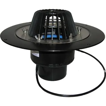 kanalizace HL vtok plochá.střecha DN100 HL62.1/1